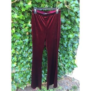 Red velvet fitted flares!! ❣️